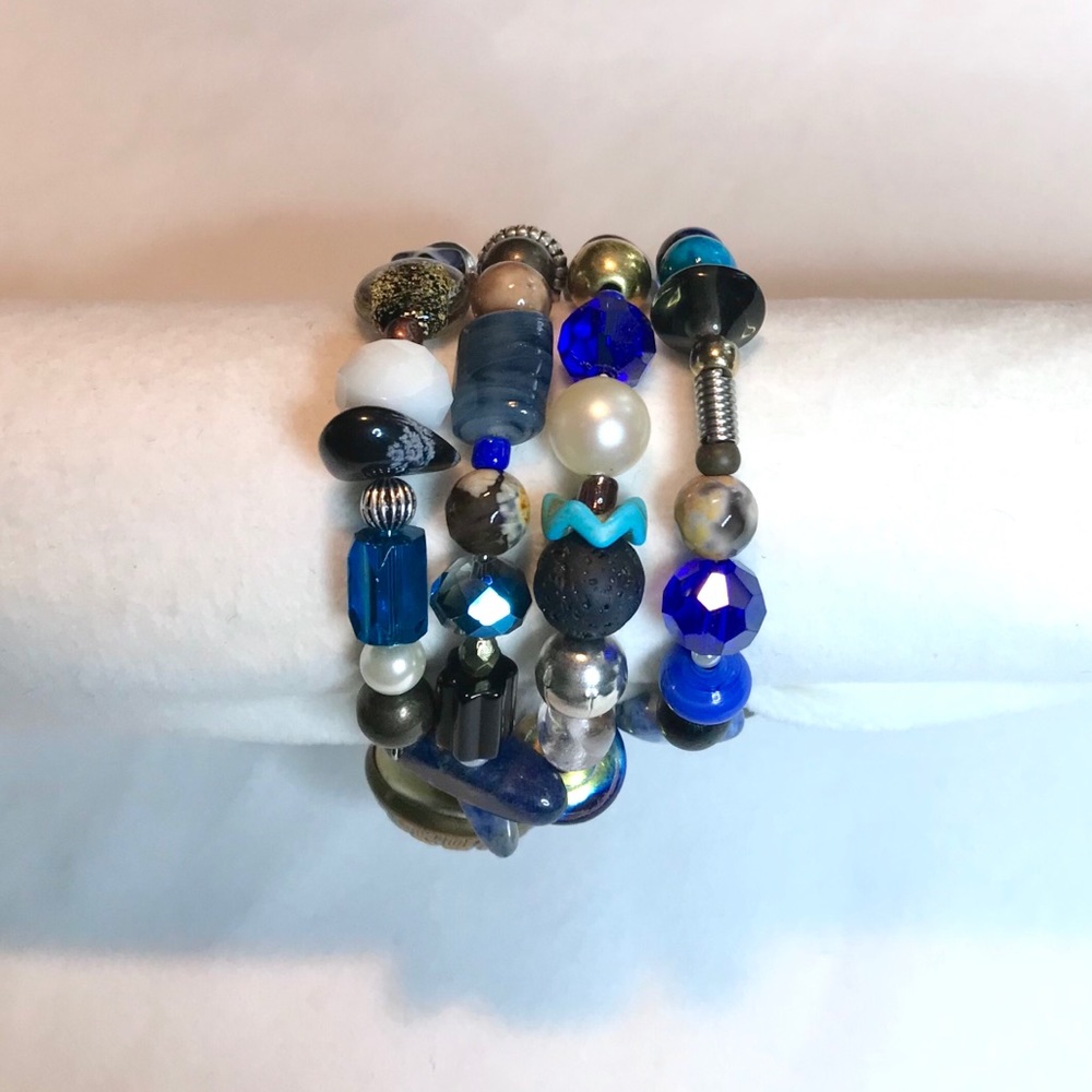 Handmade Bracelet with Vintage and Modern Elements (NB52-9H) New Without Tags - Picture 6 of 9